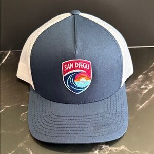 San Diego Wave Trucker Hat - Navy & White